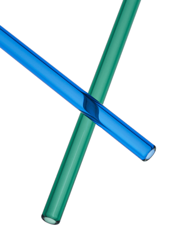 Sipsavor cannucce 200 mm 2-pack - Blu-verde - Kosta Boda