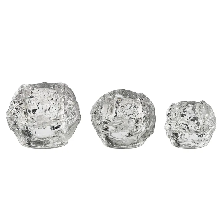 Snowball portacandele 3-pack - Confezione da 3 pezzi - Kosta Boda