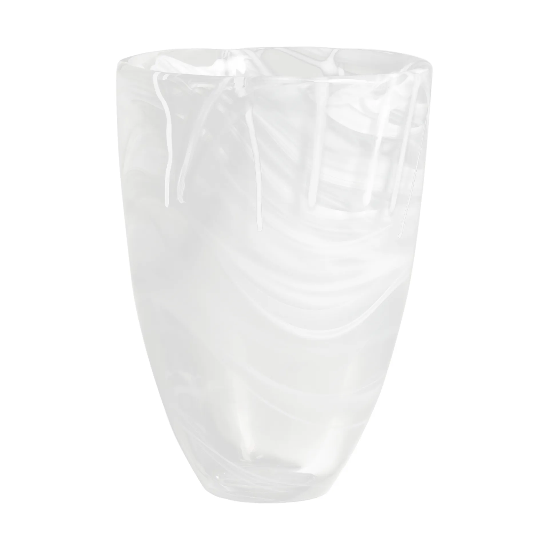 Vaso Contrast 200 mm, Bianco-bianco Kosta Boda