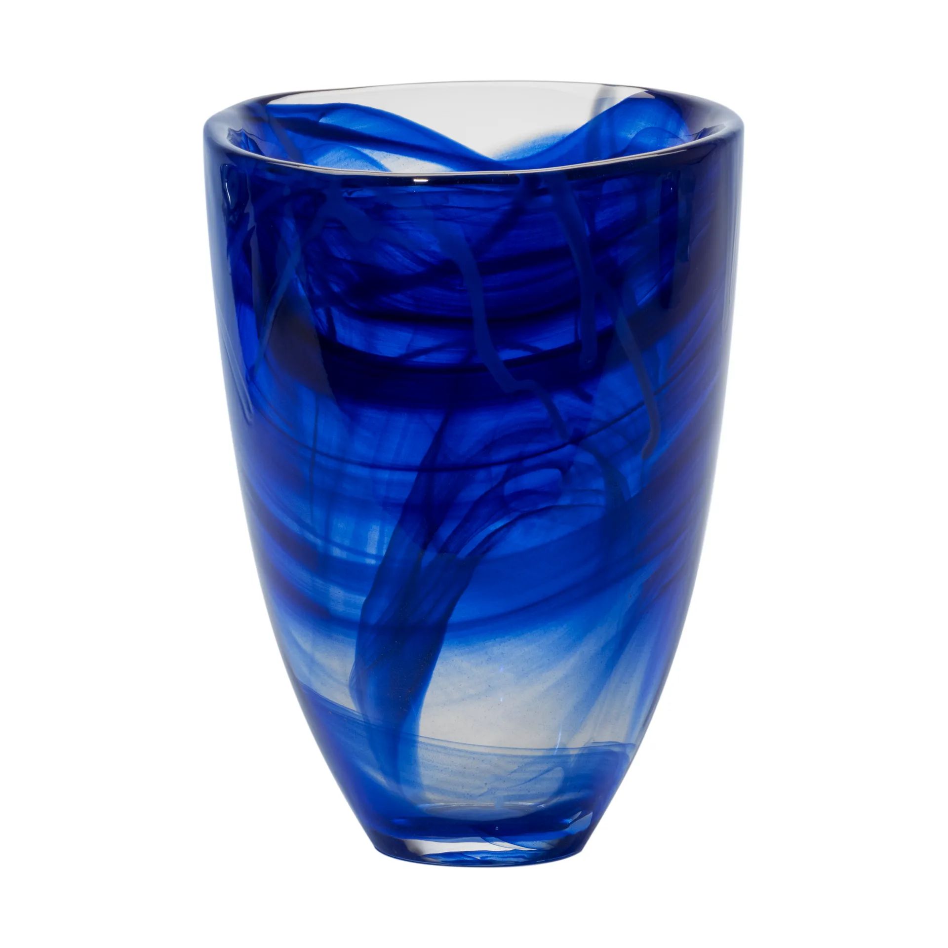 Vaso Contrast 200 mm, Blu-blu Kosta Boda