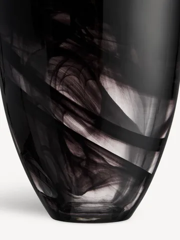 Vaso Contrast 200 mm - Nero-nero - Kosta Boda