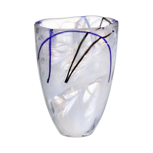 Vaso Contrast, bianco Kosta Boda