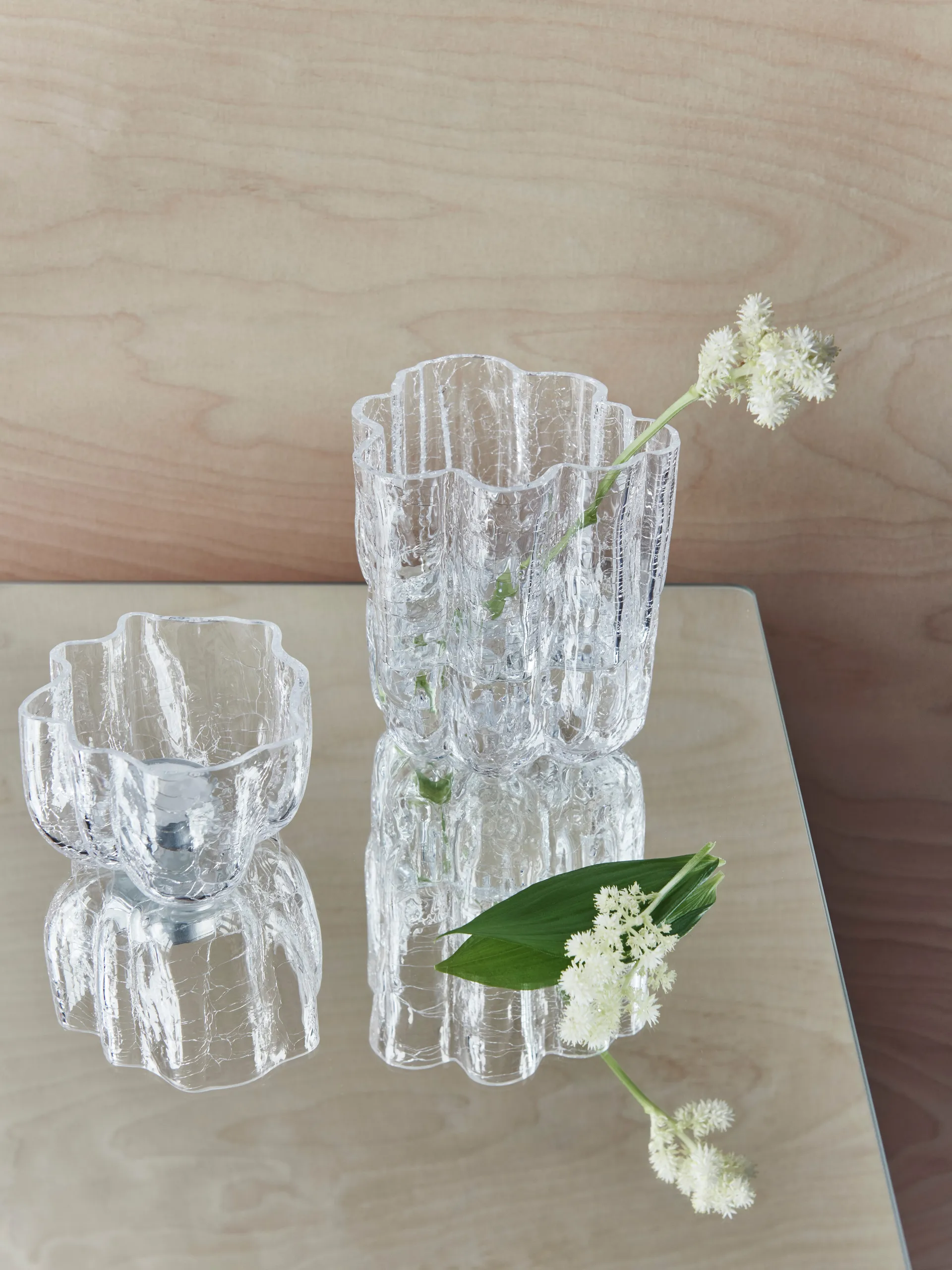 Vaso Crackle 12,1 cm, Trasparente Kosta Boda