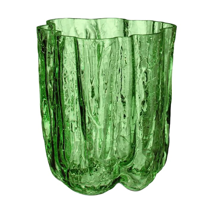Vaso Crackle 12,1 cm - Verde scuro - Kosta Boda