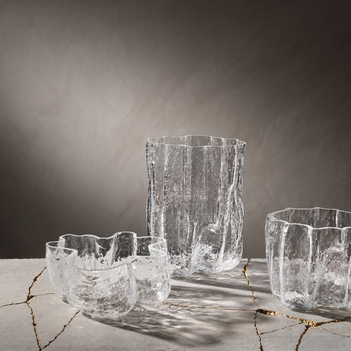 Vaso Crackle 28 cm - trasparente - Kosta Boda