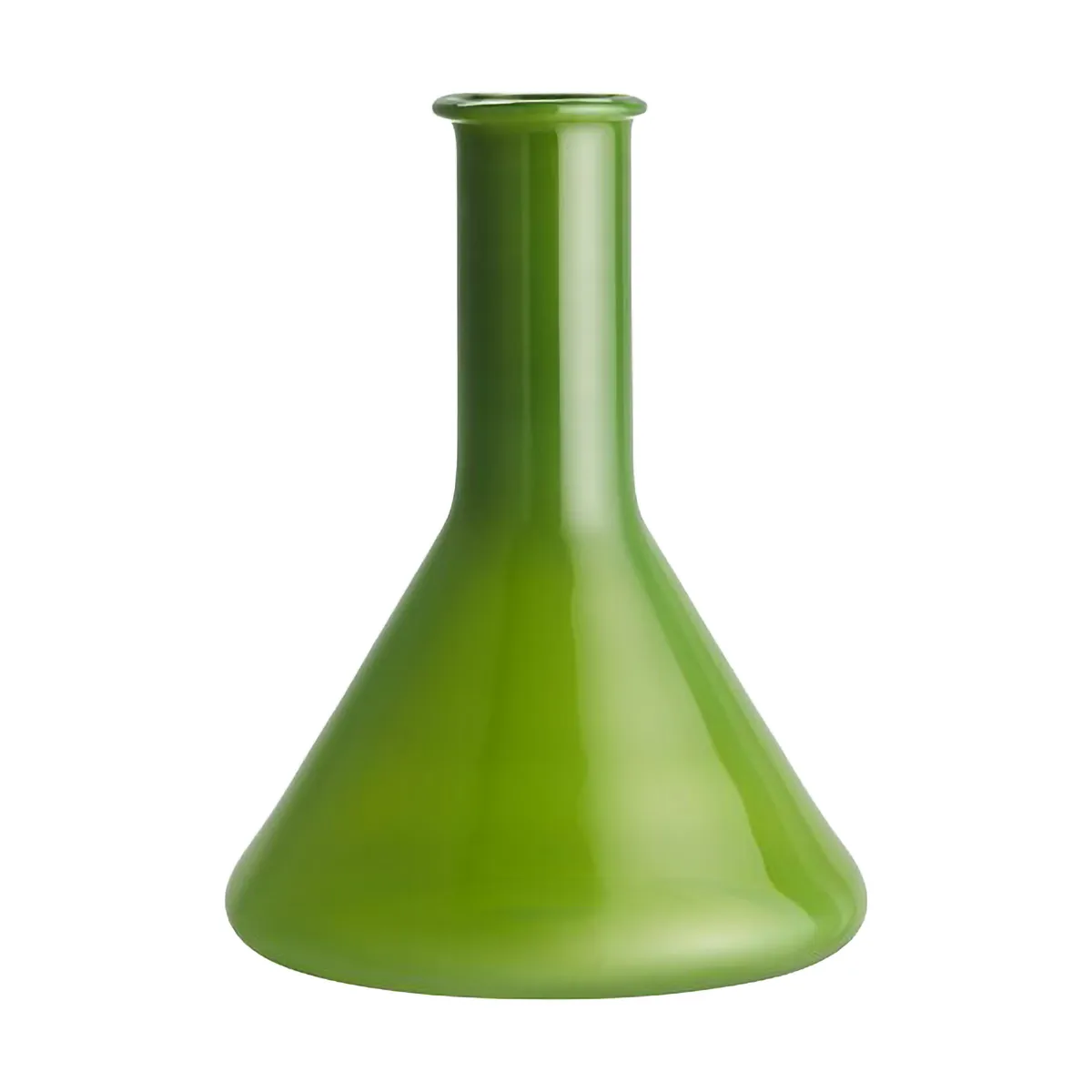Vaso Lab a forma di cilindro graduato 18,5 cm, Verde Kosta Boda