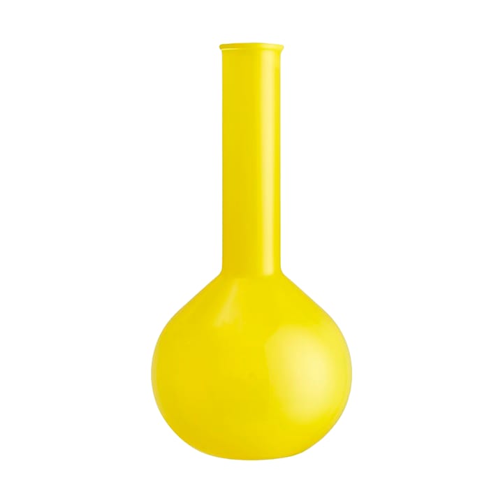 Vaso Lab rotondo a bottiglia 31,5 cm - Giallo - Kosta Boda
