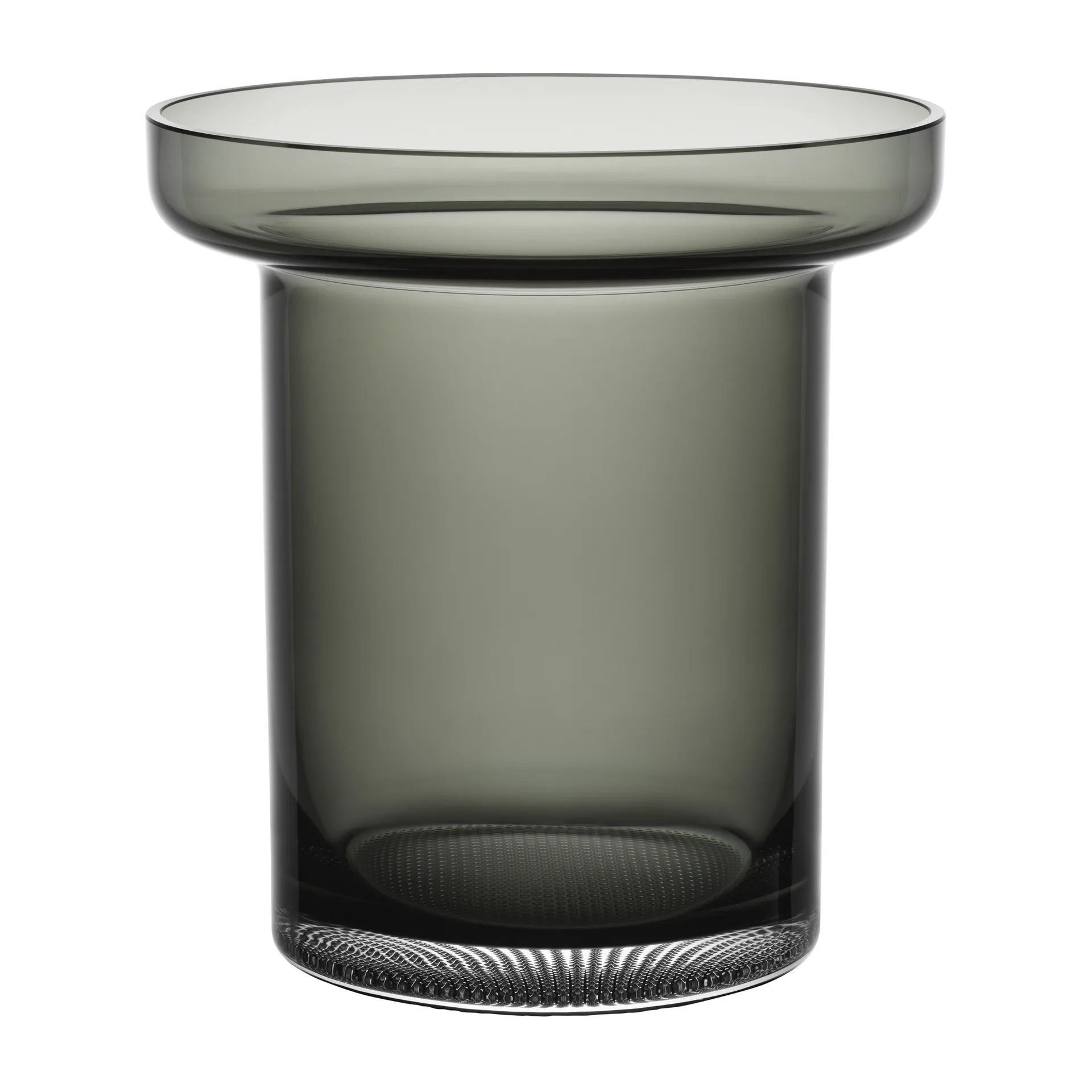 Vaso Limelight Tulip 19,5 cm, Smoked grey Kosta Boda