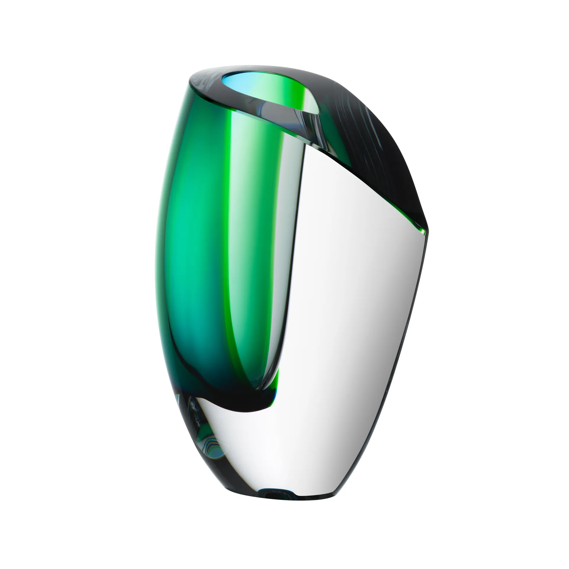 Vaso Mirage 21 cm, Verde-blu Kosta Boda