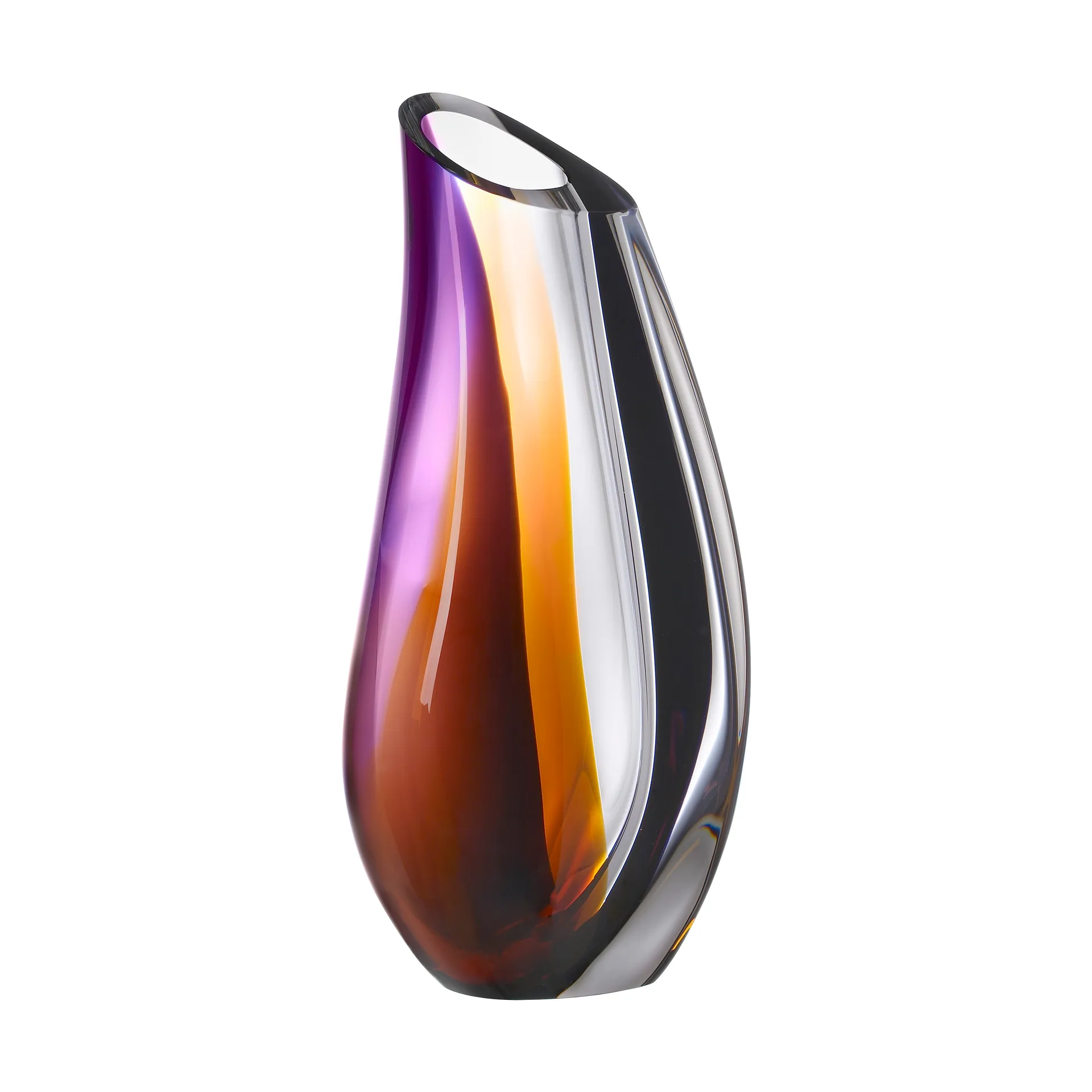 Vaso Orchid 280 mm, Viola, ardesia Kosta Boda
