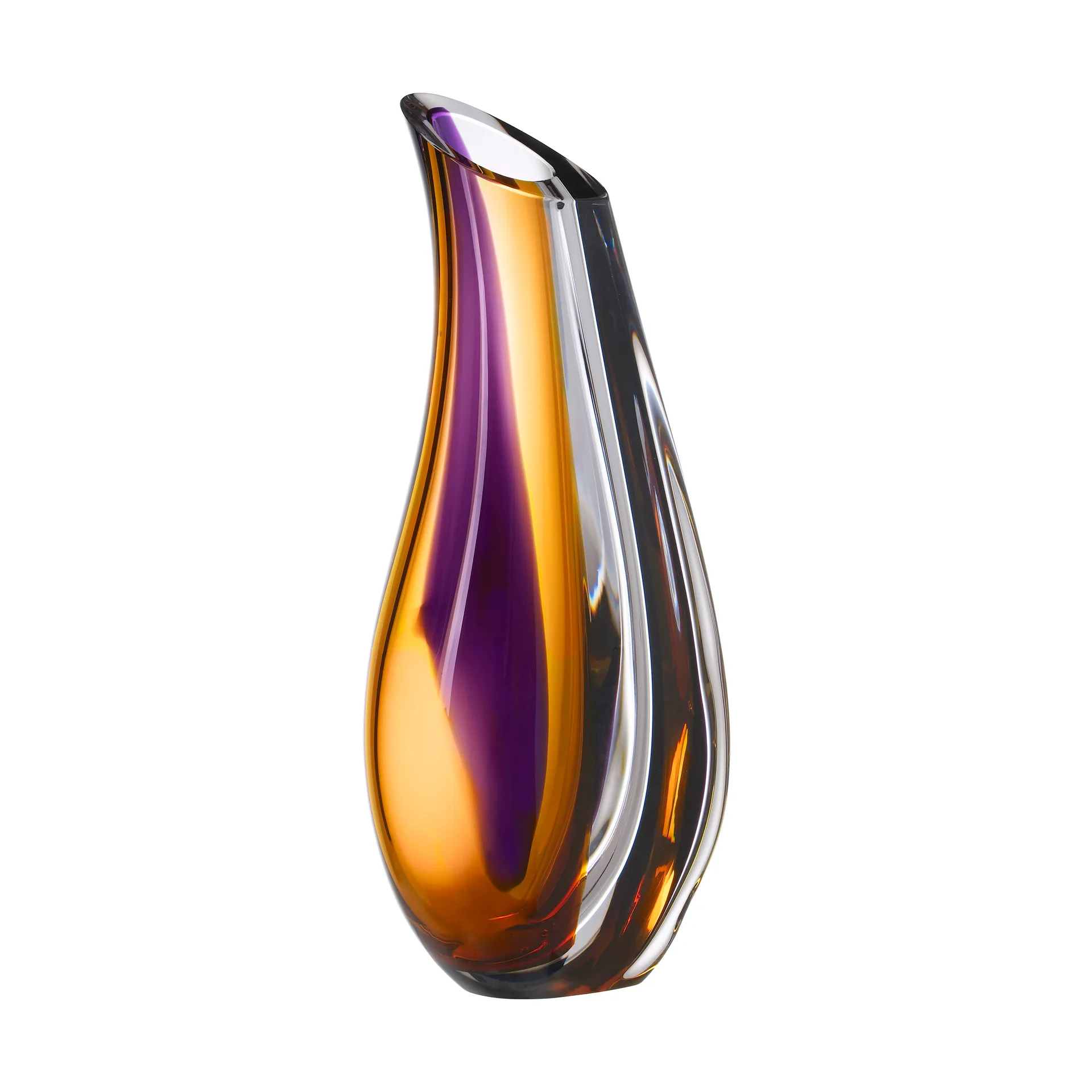 Vaso Orchid 370 mm, Viola, ardesia Kosta Boda