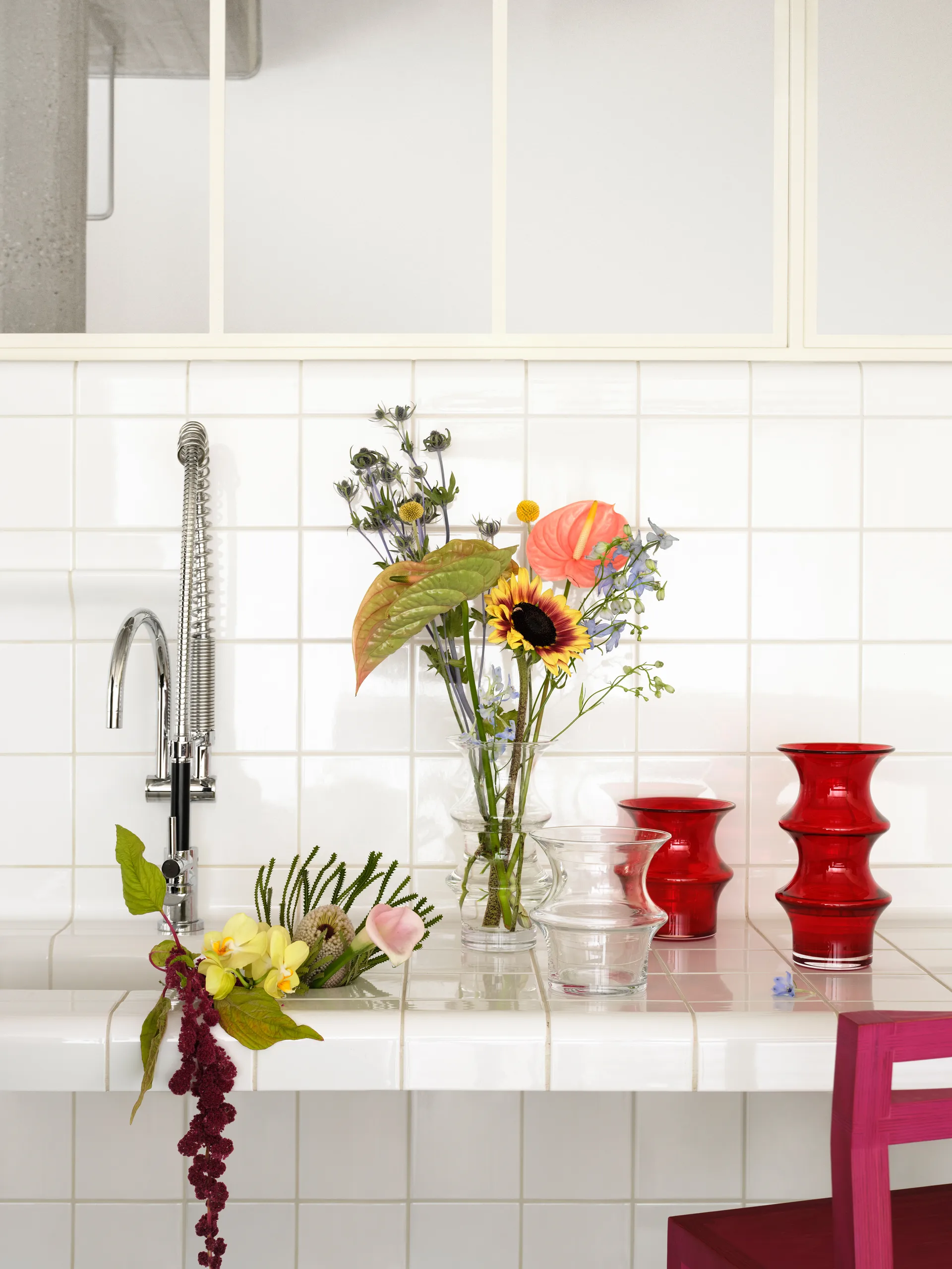 Vaso Pagod, 25,5 cm, Rosso Kosta Boda