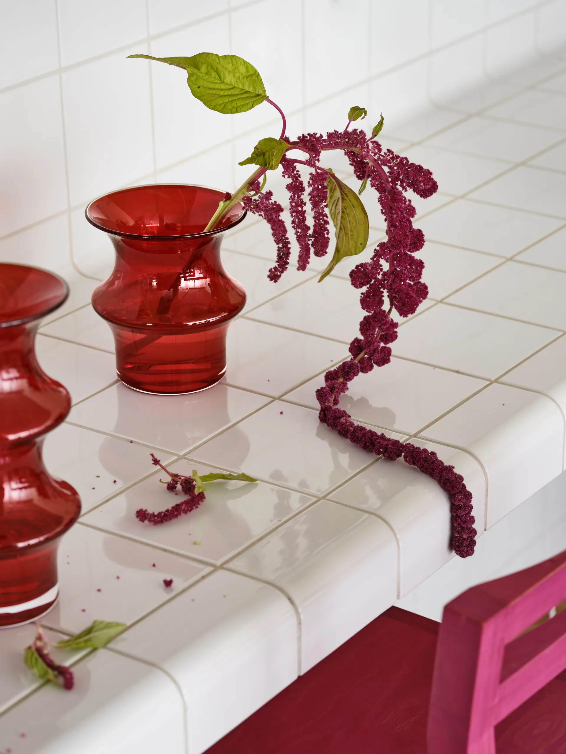 Vaso Pagod, 25,5 cm, Rosso Kosta Boda