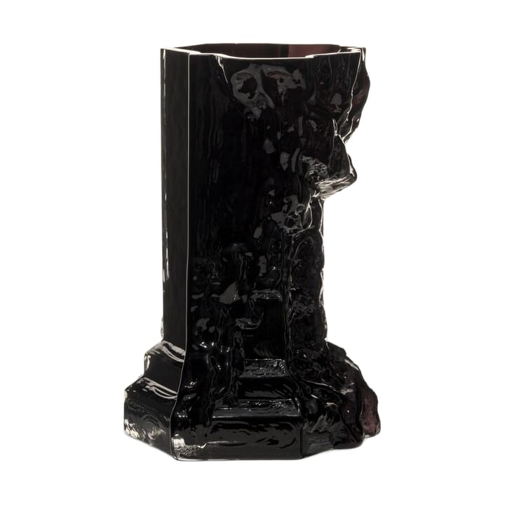 Vaso Rocky Baroque 25 cm - Nero notte - Kosta Boda