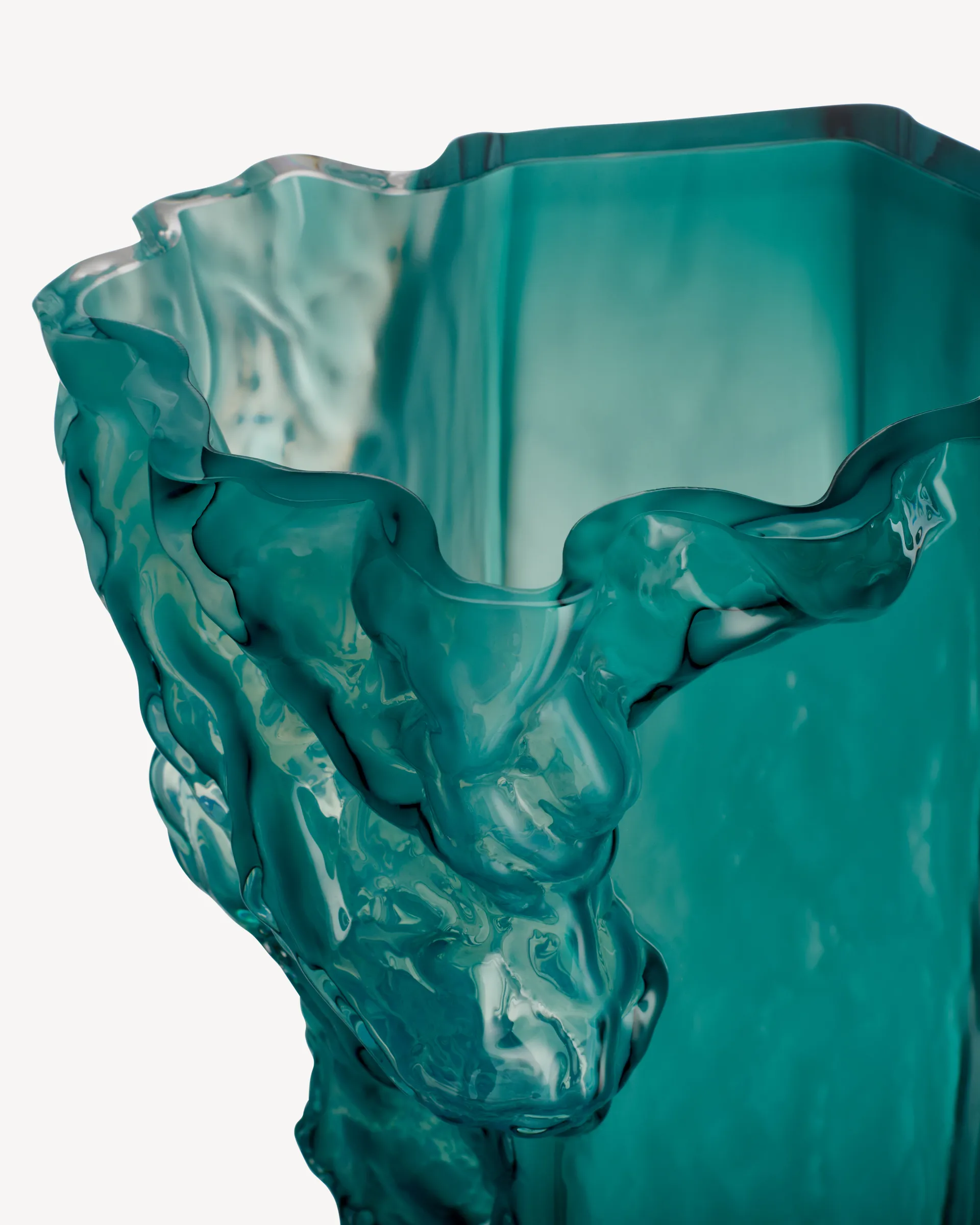 Vaso Rocky Baroque 35 cm, Chrysocolla Kosta Boda