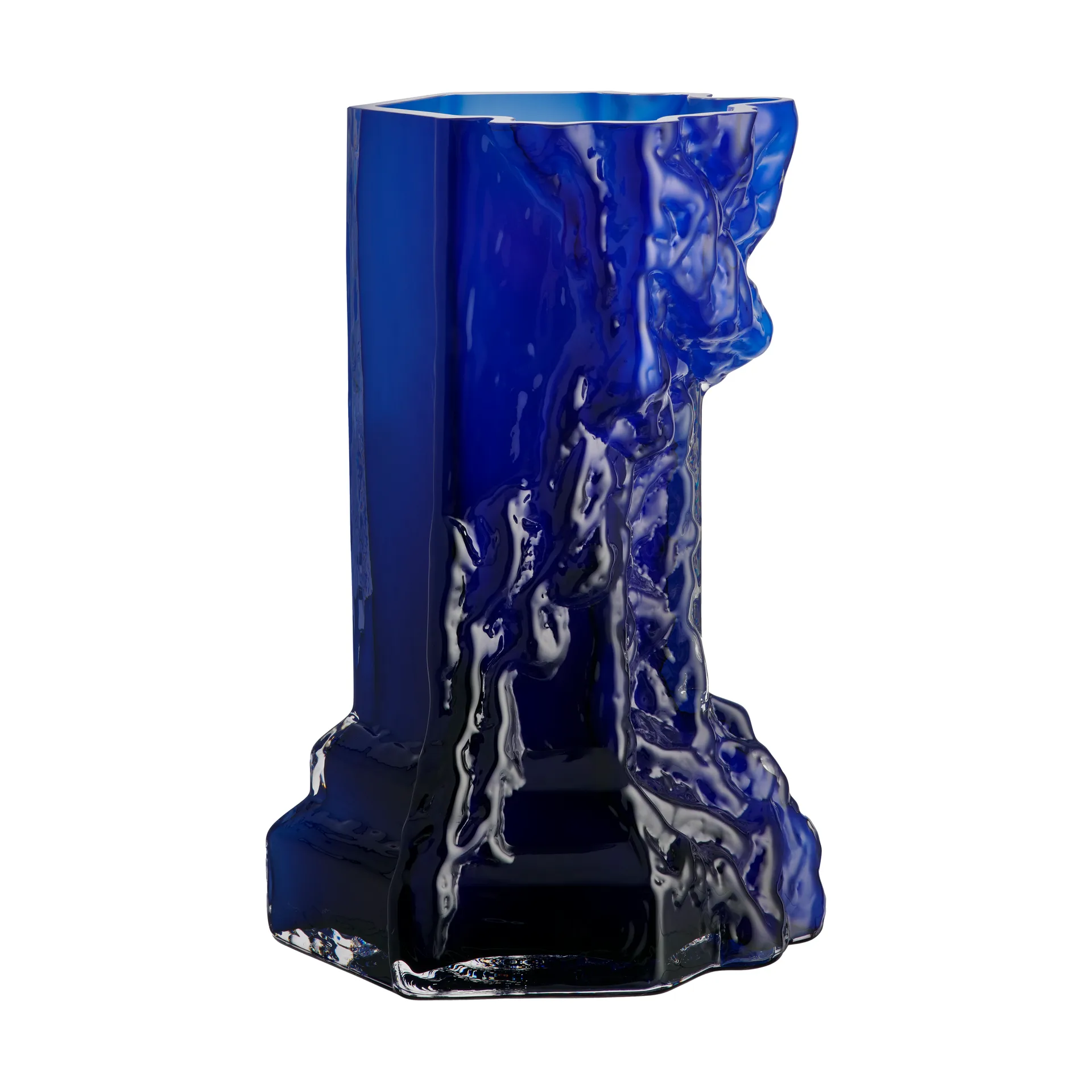 Vaso Rocky Baroque 35 cm, Deep blue Kosta Boda