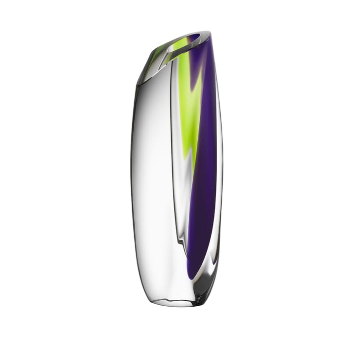 Vaso Saraband 36 cm - viola-verde - Kosta Boda