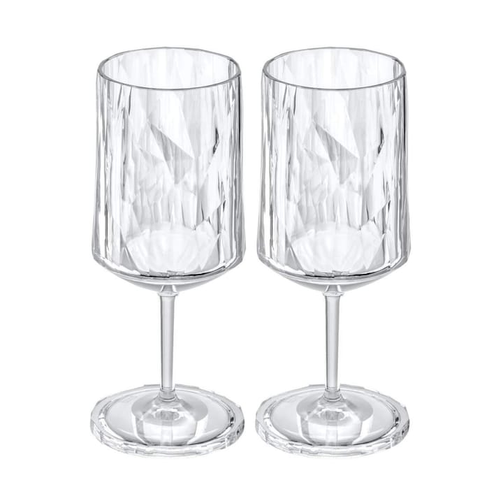 Bicchiere da vino Club No. 4 in plastica, 30 cl, confezione da 2, Cristallino Koziol