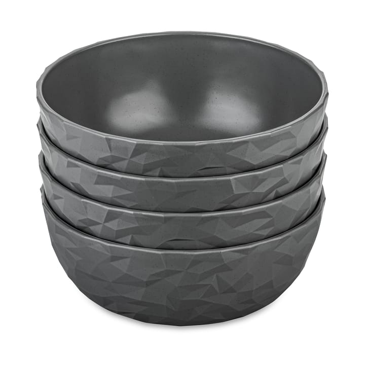 Ciotola Club Ø16,2 cm confezione da 4 biocircolare termoplastica - Nature ash grey - Koziol