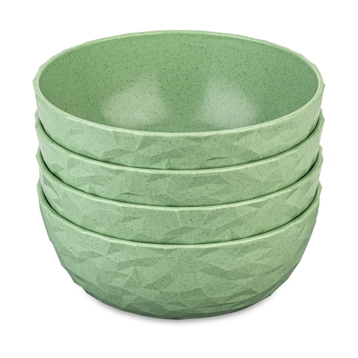 Ciotola Club Ø16,2 cm confezione da 4 biocircolare termoplastica - Nature leaf green - Koziol