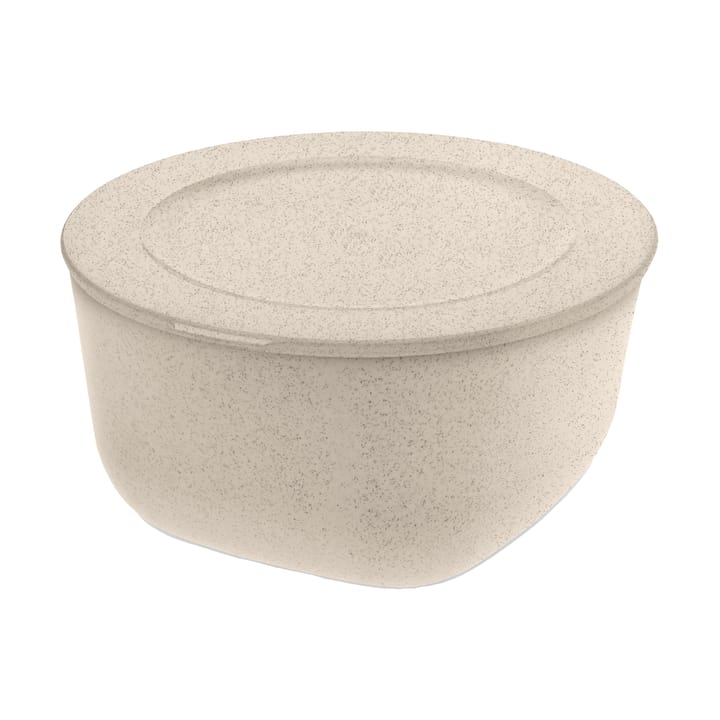 Ciotola/contenitore con coperchio Connect 2 L biocircolare termoplastica - Nature desert sand - Koziol