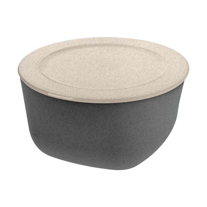 Ciotola/contenitore con coperchio Connect 4 L biocircolare termoplastica - Nature ash grey - Koziol