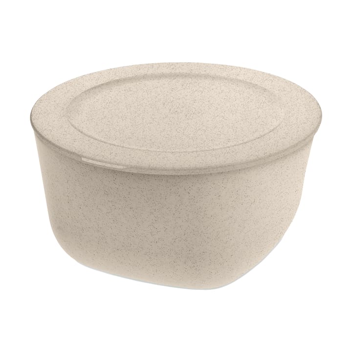 Ciotola/contenitore con coperchio Connect 4 L biocircolare termoplastica - Nature desert sand - Koziol