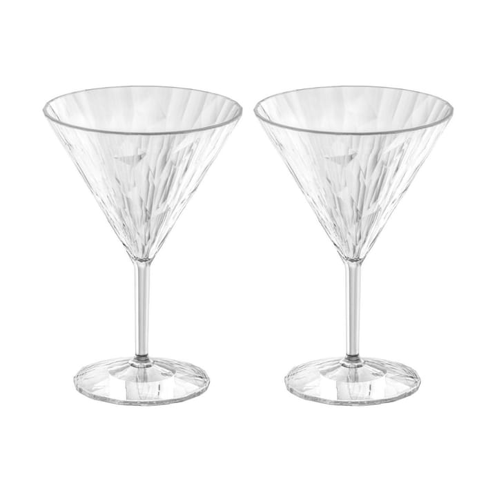 Club No. 12 bicchieri da Martini in plastica, 50 cl, confezione da 2,  Cristallo trasparente