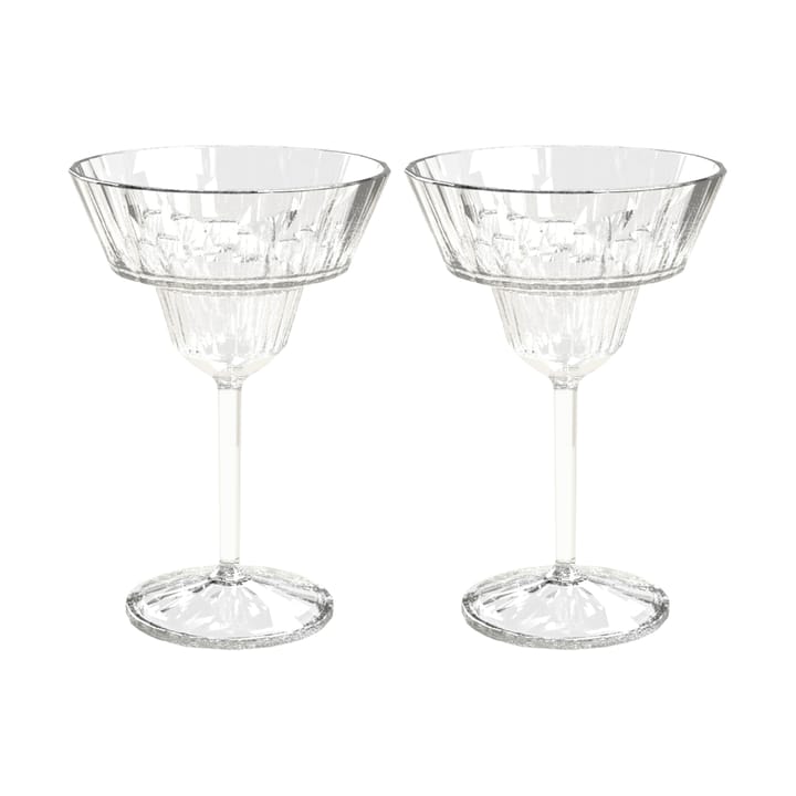 Club No. 16 bicchieri da cocktail in plastica, 25 cl, confezione da 2 - Cristallo trasparente - Koziol