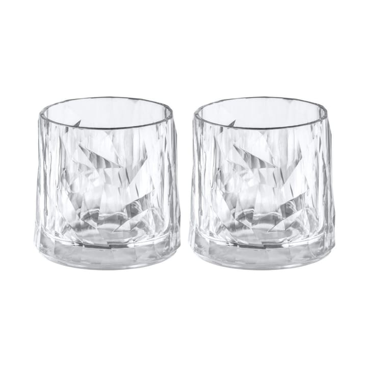 Club No. 2 bicchieri Tumbler in plastica, 25 cl, confezione da 2 - Cristallo trasparente - Koziol