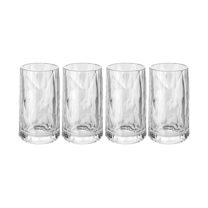 Club No. 7 bicchieri da shot in plastica, 4 cl, confezione da 4, Cristallo trasparente Koziol