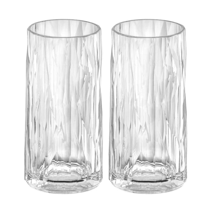 Club No. 8 bicchieri in plastica, 30 cl, confezione da 2 - Cristallo trasparente - Koziol