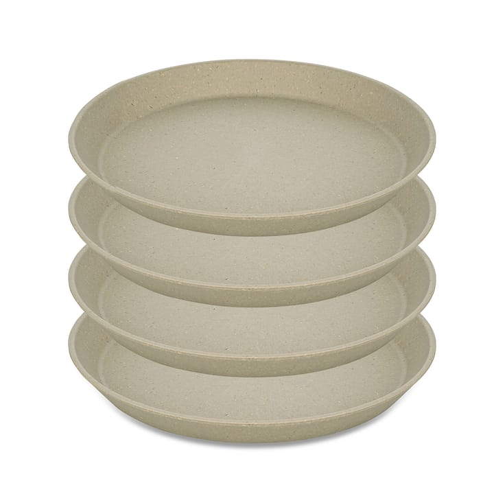 Piatto Connect, Ø 20,5 cm, confezione da 4 - Nature desert sand - Koziol