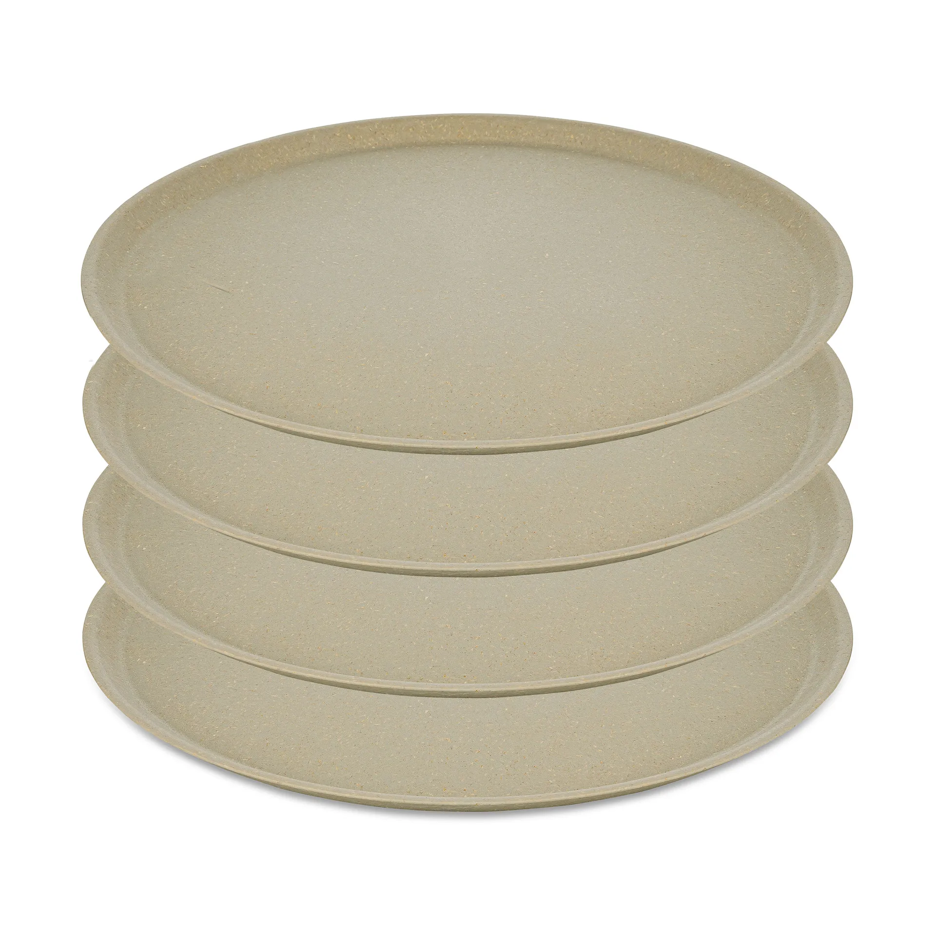 Piatto Connect, Ø 25,5 cm, confezione da 4, Nature desert sand Koziol