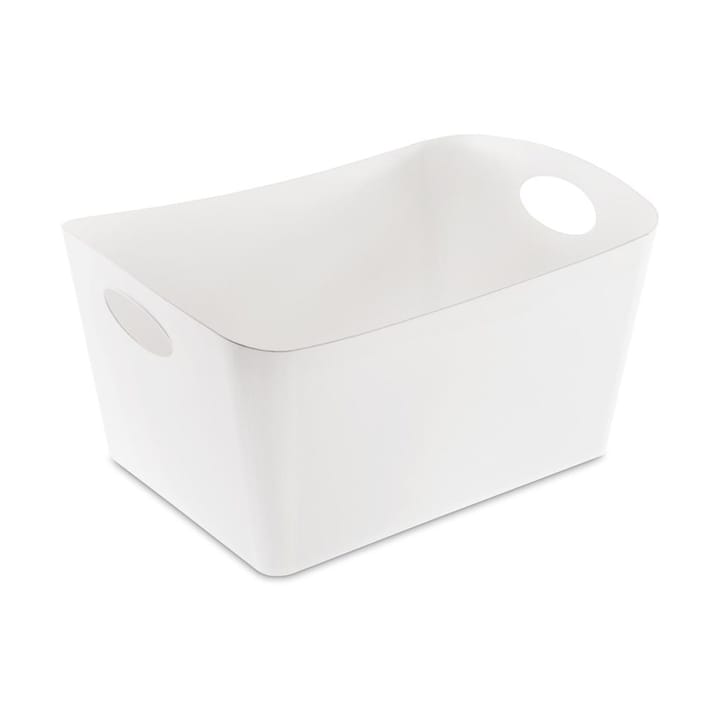 Scatola portaoggetti Boxxx, grande, 15 L - Bianco riciclato - Koziol