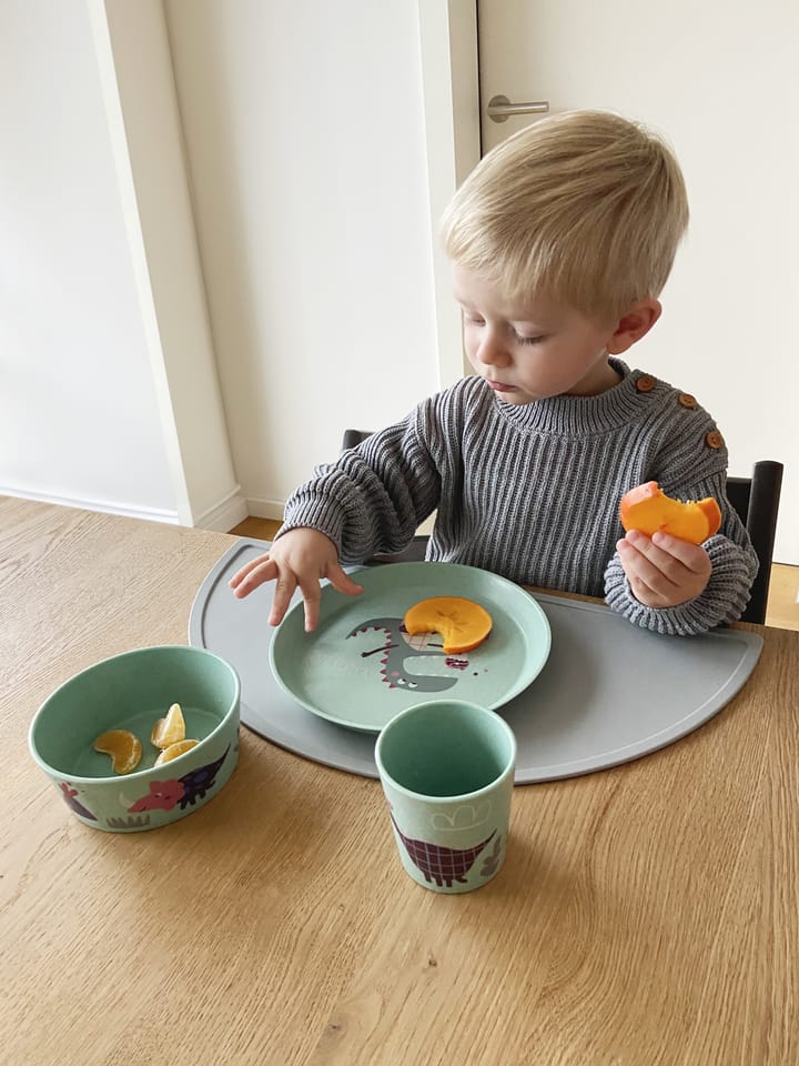 Servizio per bambini Connect, 3 pezzi, Dinosauro Koziol