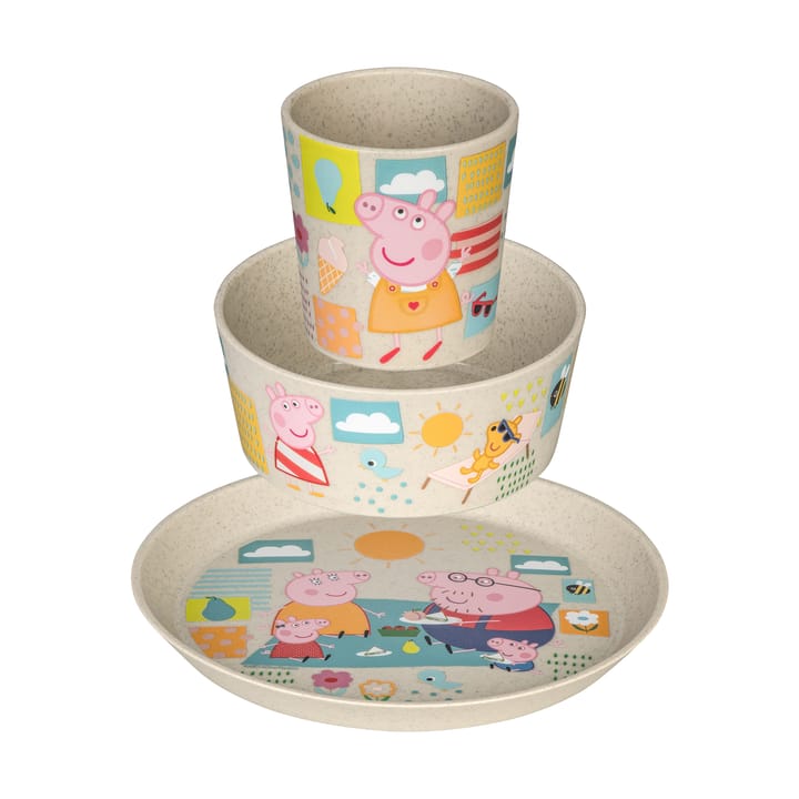 Servizio per bambini Connect, 3 pezzi, Greta Pig Koziol
