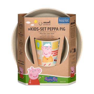 Servizio per bambini Connect, 3 pezzi - Greta Pig - Koziol