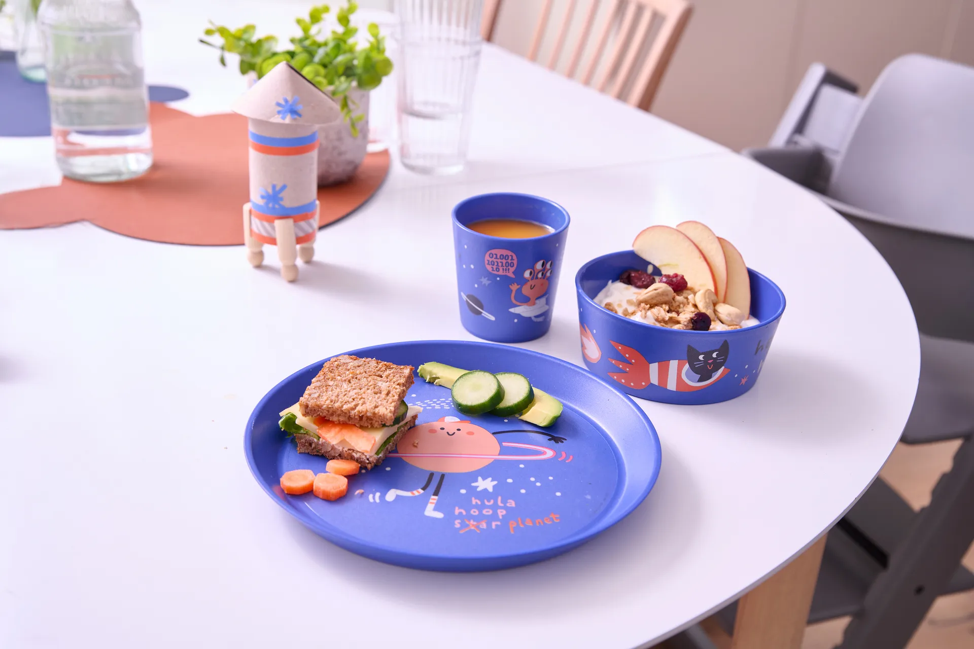 Servizio per bambini Connect, 3 pezzi, Spazio Koziol