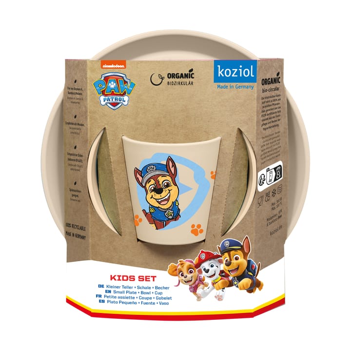Set da pranzo per bambini Connect Paw Patrol 3 pezzi - Beige - Koziol