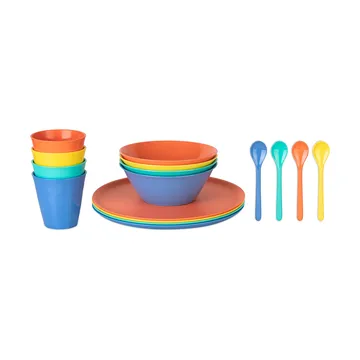 Set di stoviglie Nora Lollipop 16 pezzi - Multi - Koziol