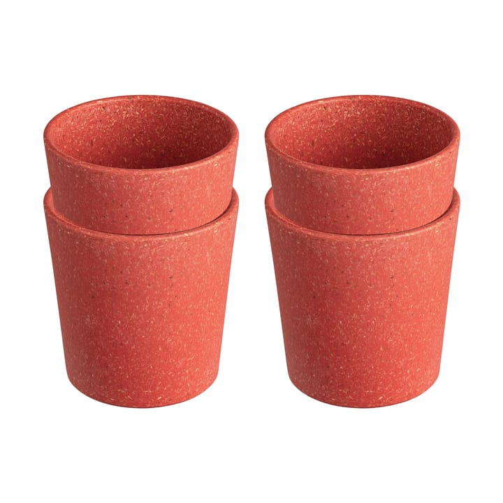 Tazza Connect piccola, 19 cl, confezione da 4 - Nature coral - Koziol