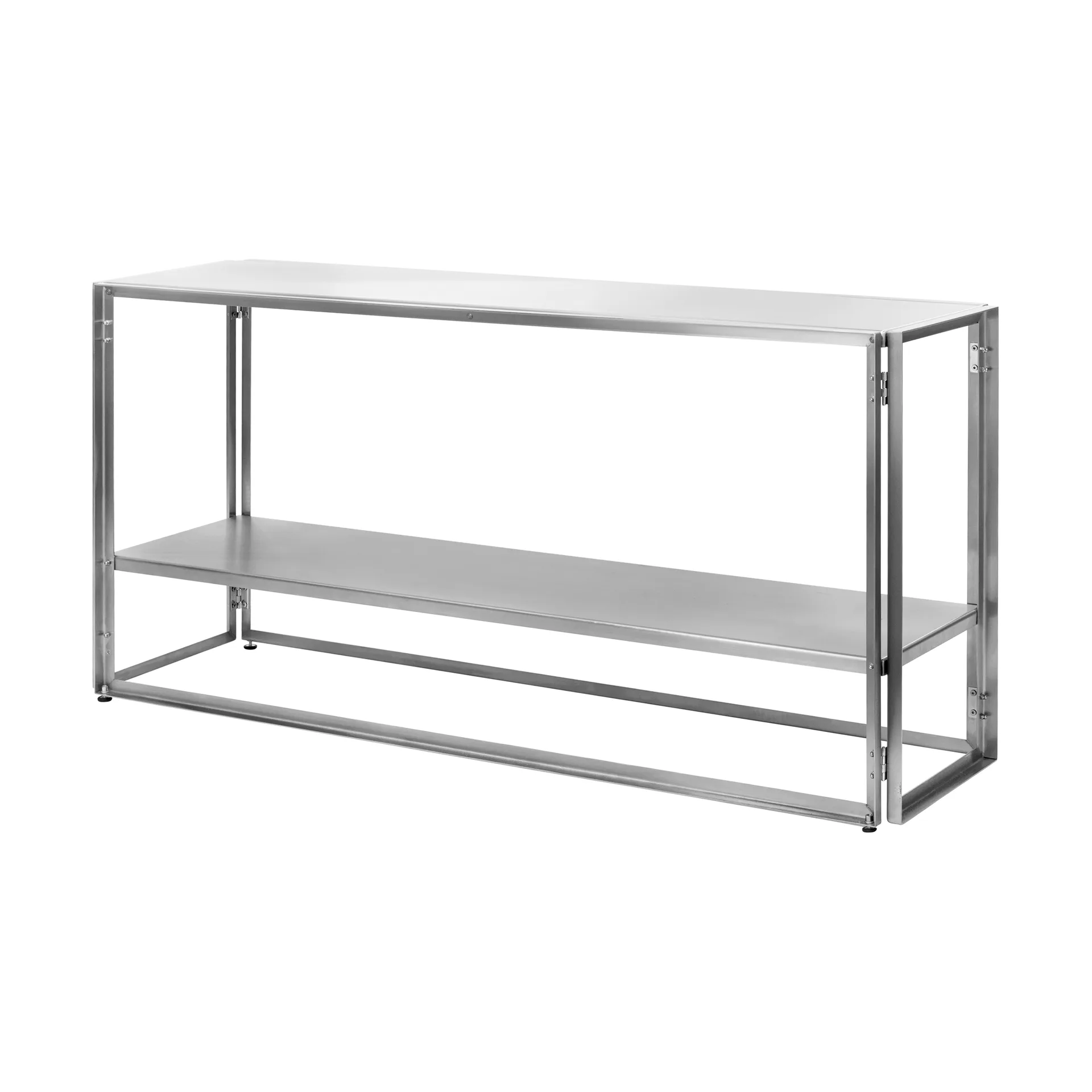 Consolle Foldable 124x60 cm, Acciaio inox spazzolato Kristina Dam Studio