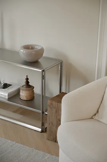 Consolle Foldable 124x60 cm - Acciaio inox spazzolato - Kristina Dam Studio