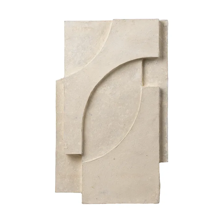 Decorazione da parete Serif Relief M - Off white - Kristina Dam Studio