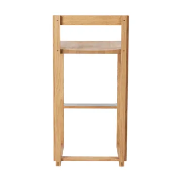 Sgabello Outline 75 cm - Rovere laccato in tonalità calda-acciaio spazzolato - Kristina Dam Studio