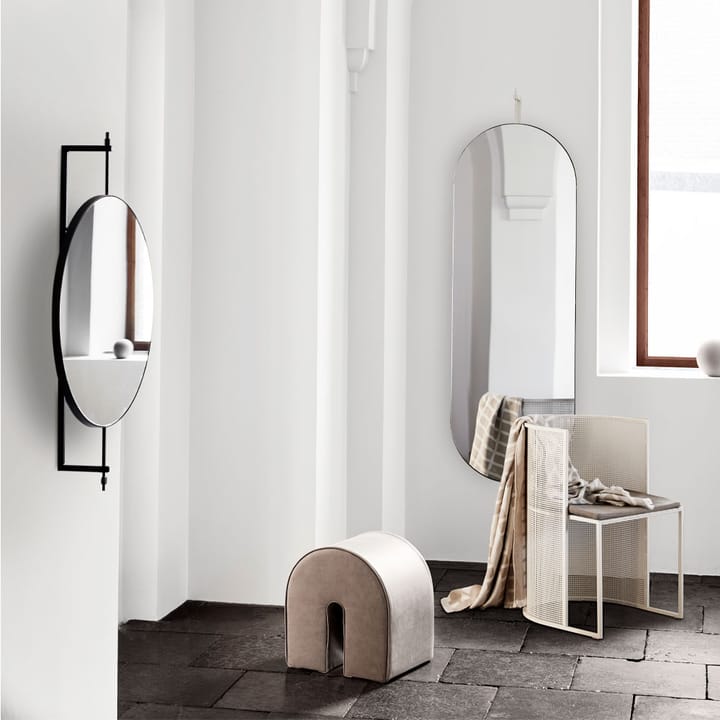 Specchio girevole, beige, grandezza naturale Kristina Dam Studio
