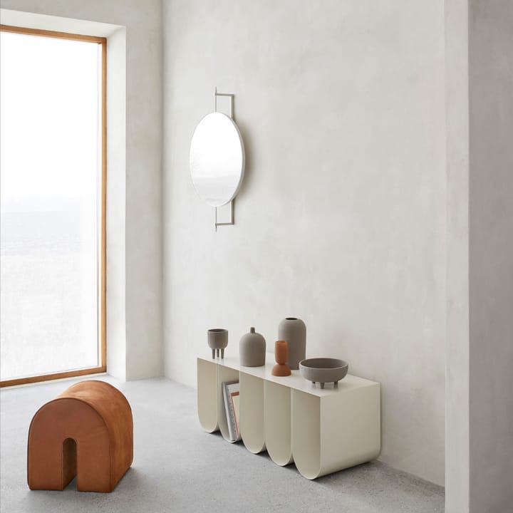 Specchio girevole, beige, grandezza naturale Kristina Dam Studio