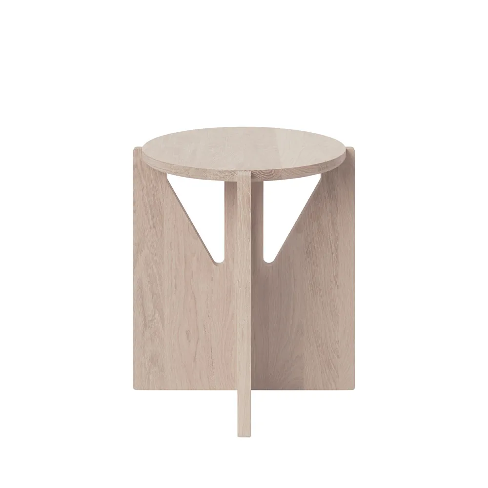Stool sgabello rotondo, Rovere, Ø36x42 cm Kristina Dam Studio