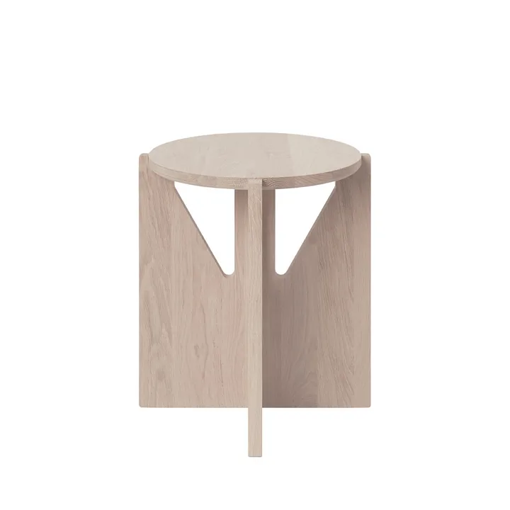 Stool sgabello rotondo - Rovere, Ø36x42 cm - Kristina Dam Studio